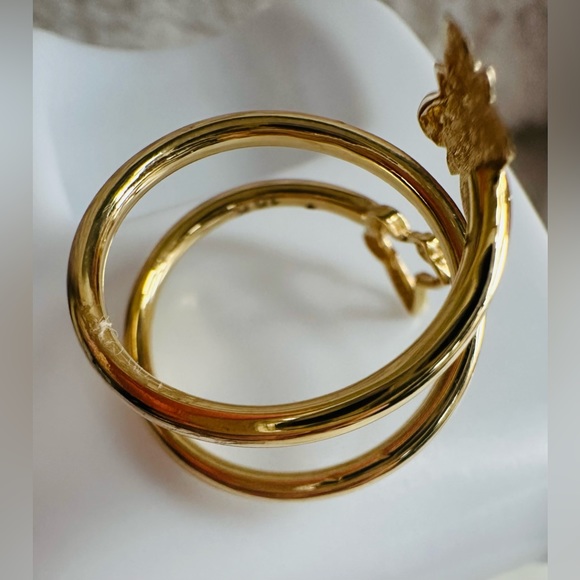 Spiral Ring with Butterfly  💛 Real 18 Karat Solid Gold Jewelry 💛 - Picture 8 of 10